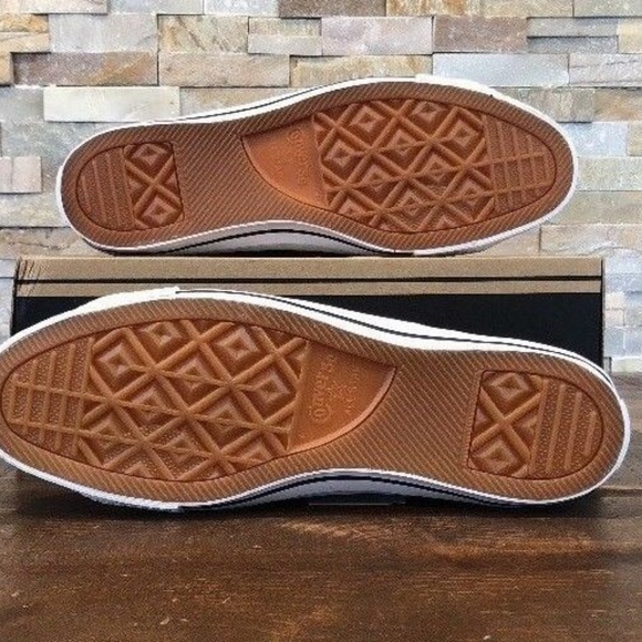 Converse One Star Mid Black Ivory Suede Men - Picture 6 of 6